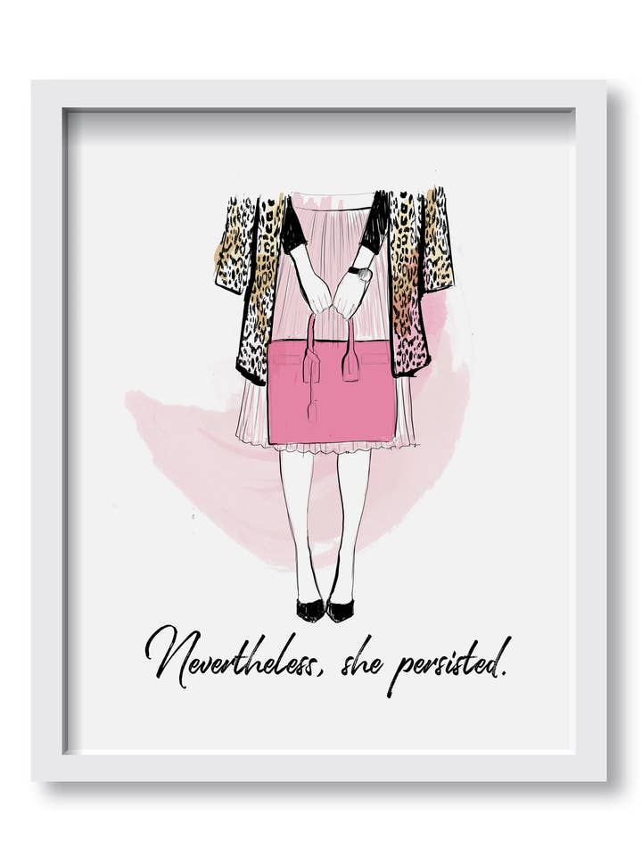 Eppure lei persisted Art Print per la vendita all'ingrosso da parte di Alison Gordon Studio