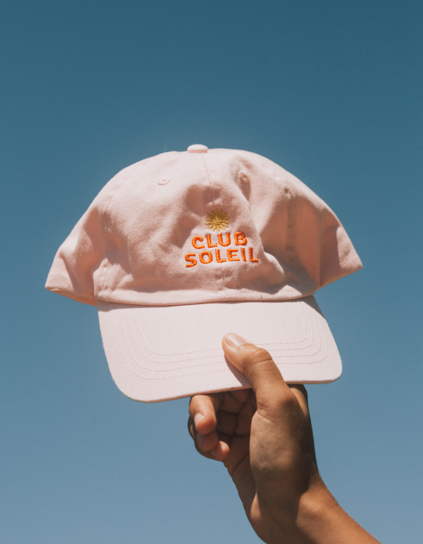 Le Mot - Vendita all'ingrosso Cappellino da baseball - Unisex - Cappellino Club Soleil color rosa pastello1