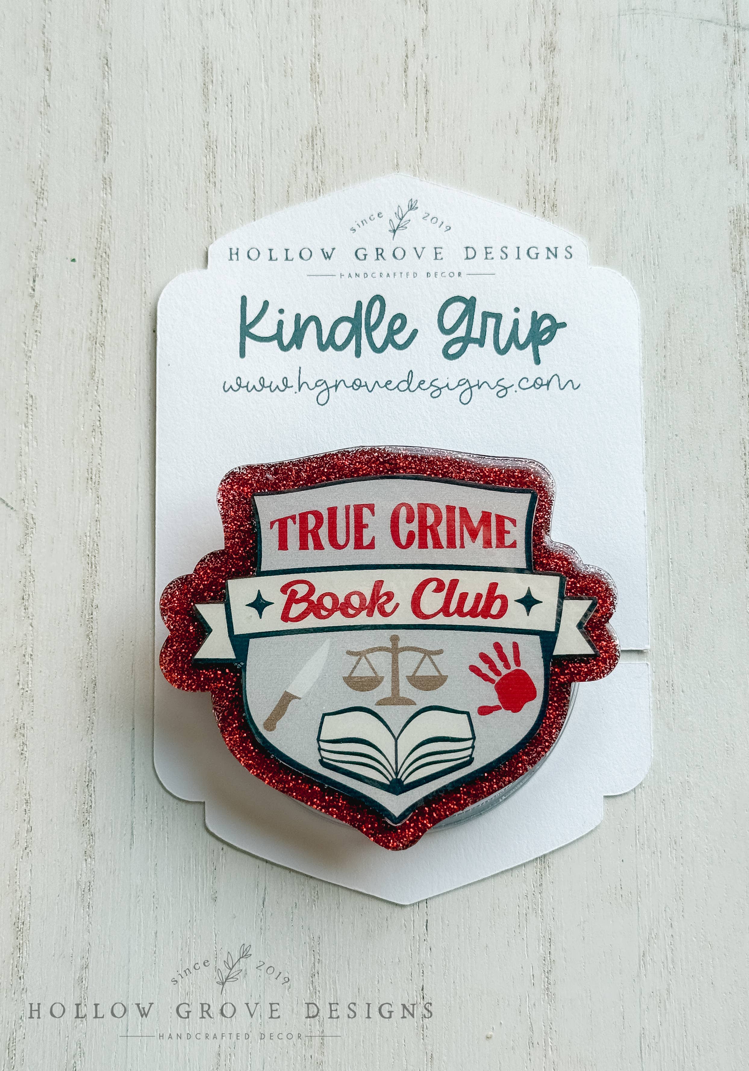 Hollow Grove Designs - Wholesale Phone Grip - Reading Tropes Device Grip5