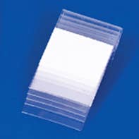 Zakka - Wholesale Craft Supplies - 100pcs Clear Plastic Jewelry Hanging Tabs 1 5/8" x 1"1