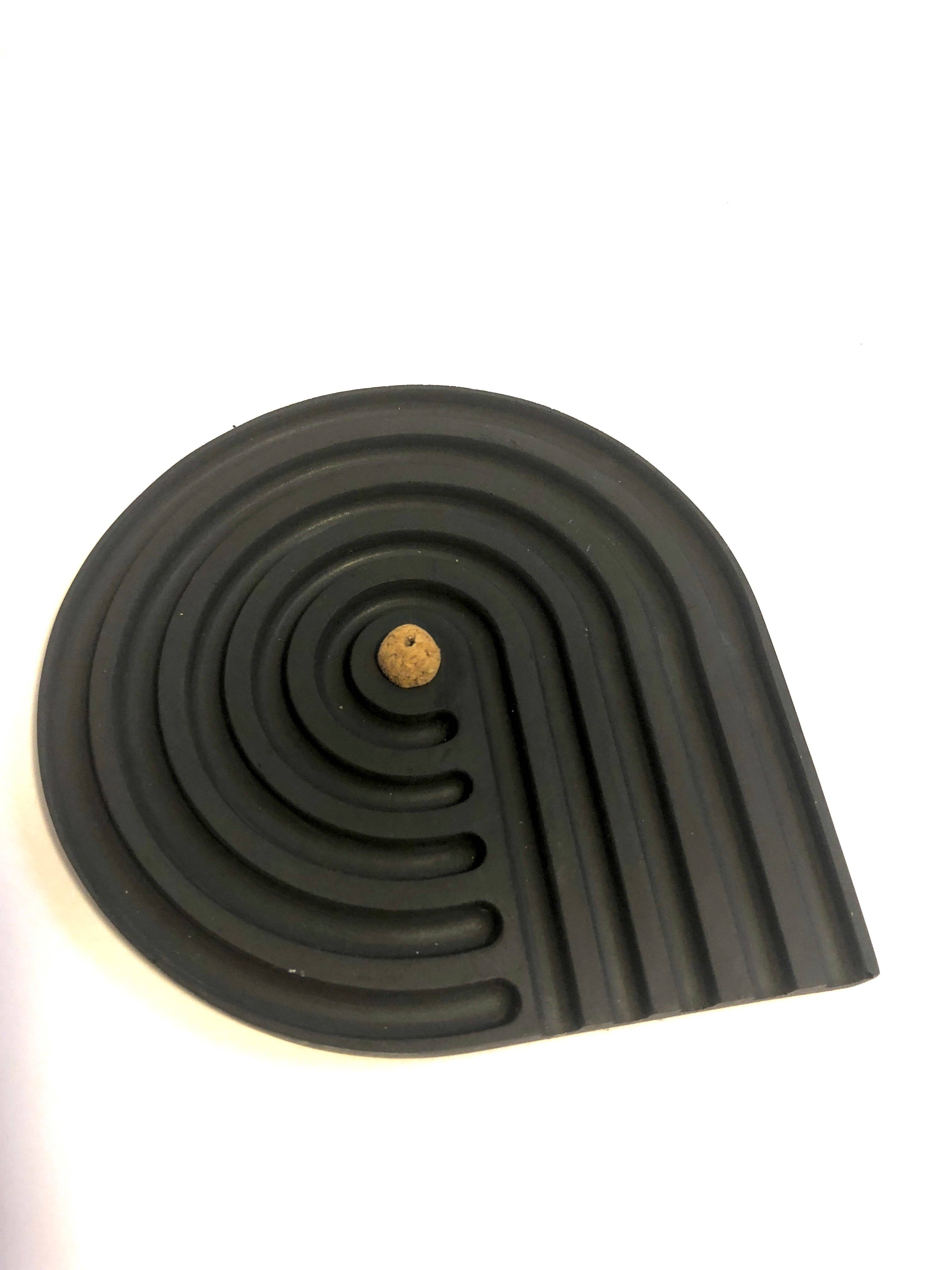 NATURAL BY HAGELSIEB - Wholesale Incense Holder - CONCRETE SPIRAL INCENSE HOLDER9