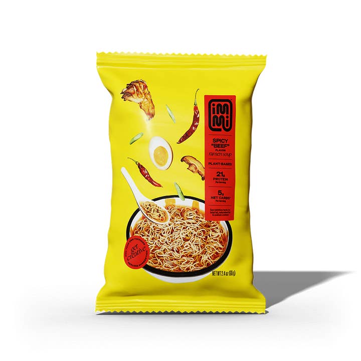 immi - Wholesale Ramen - Spicy "Beef" Ramen (High Protein)