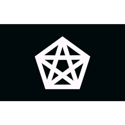 Pentacle/Pentagramm 5'x3' für den Großhandel von Worldwide Flags Ltd