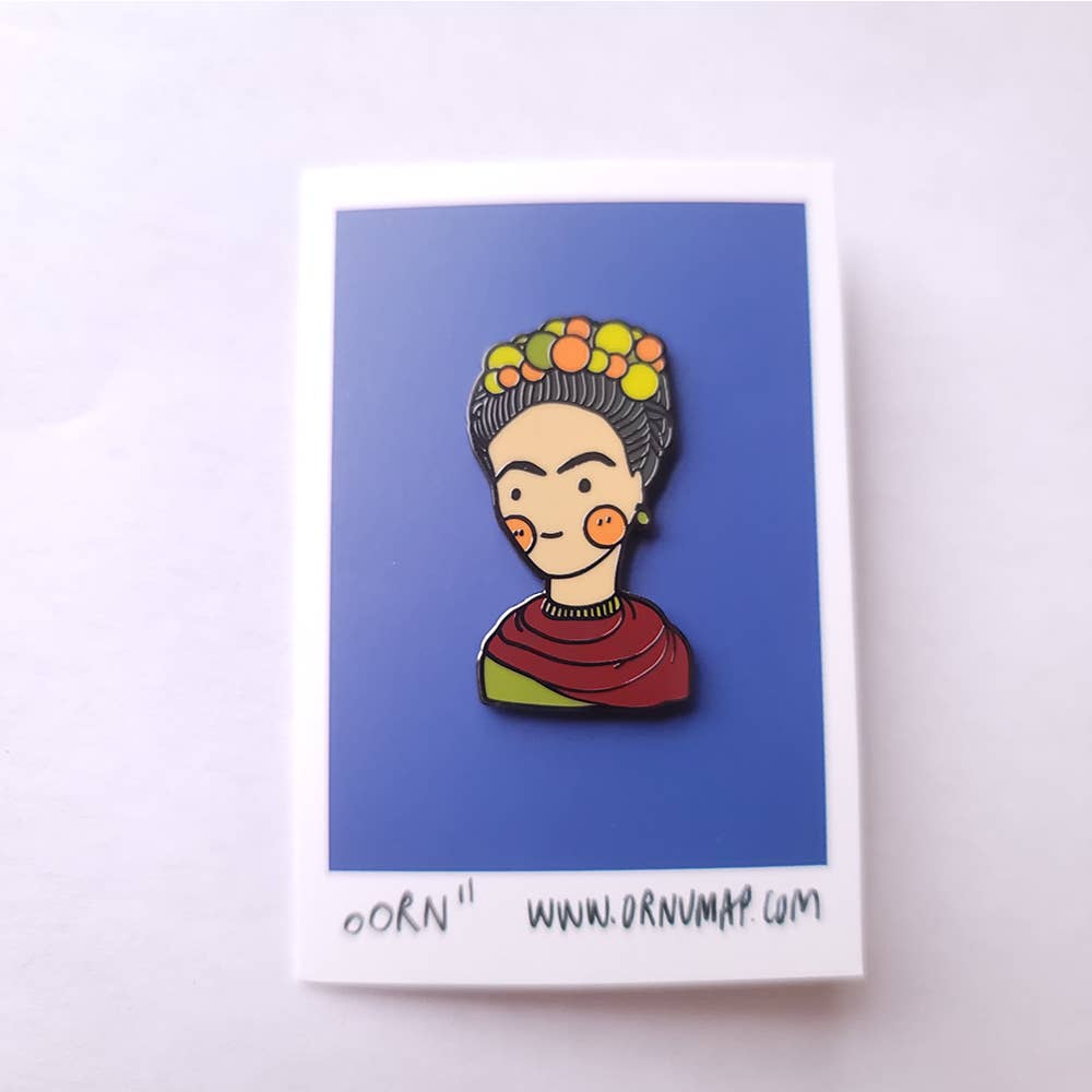oORn – Großhandel Anstecker/Button – Frida Kahlo Anstecknadel