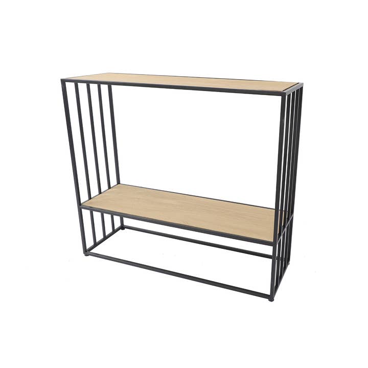 MM01444 - Consolle Legno/Metallo 2 Ripiani Yoko - Arte Di Ferro per la vendita all'ingrosso da parte di Socadis