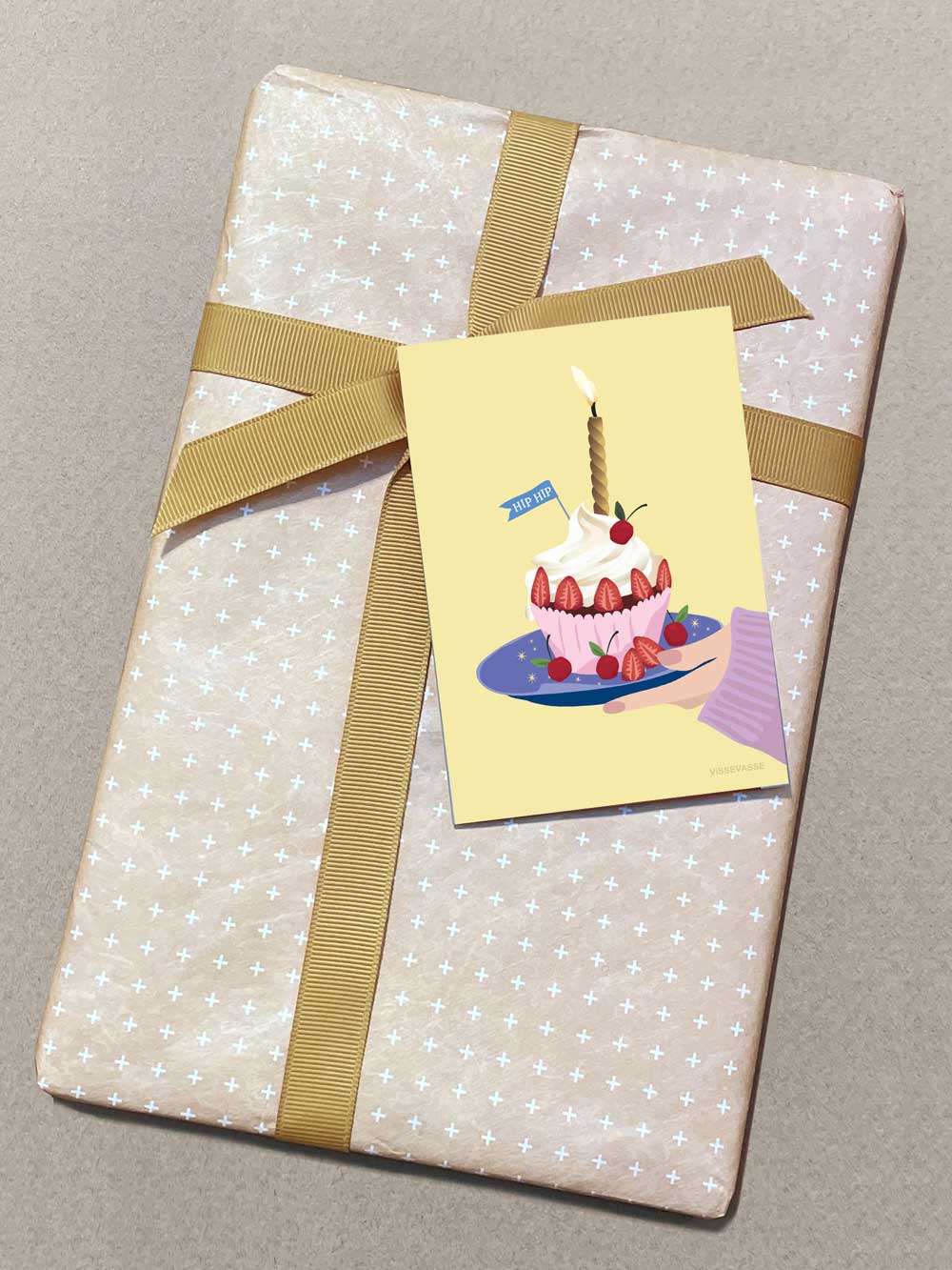 ViSSEVASSE - Wholesale Gift Tag Label - HIP HIP - mini kort1