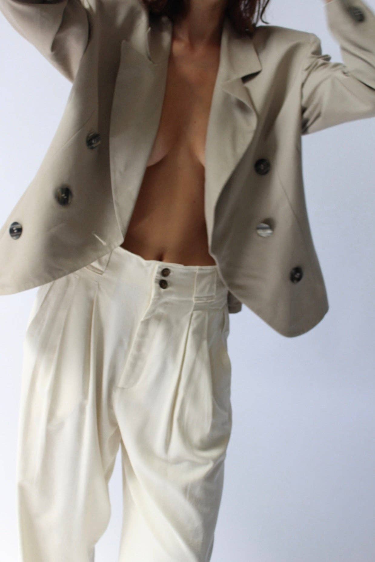 Na Nin - Wholesale Broek - Dames - Townes Raw Silk Broek2