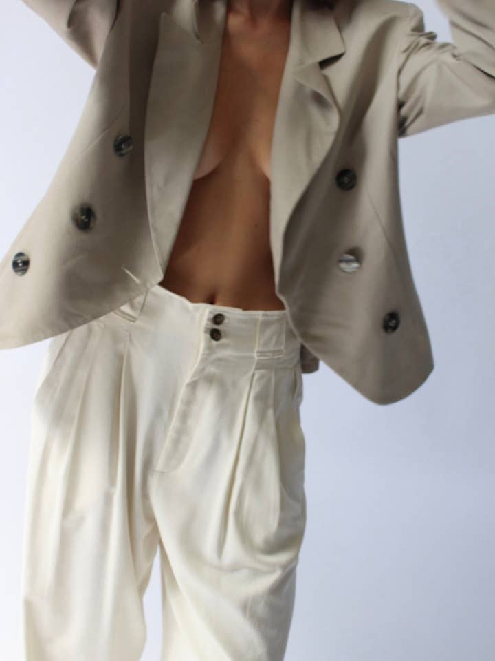 Na Nin - Wholesale Broek - Dames - Townes Raw Silk Broek2