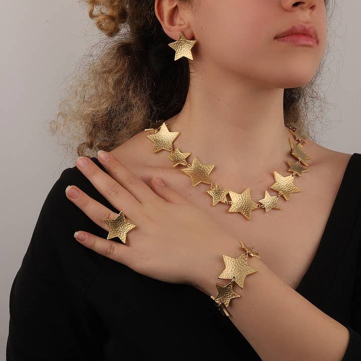 BUBU BY TEKIN SHOP - Wholesale Jewelry Set - star jewelery set 5