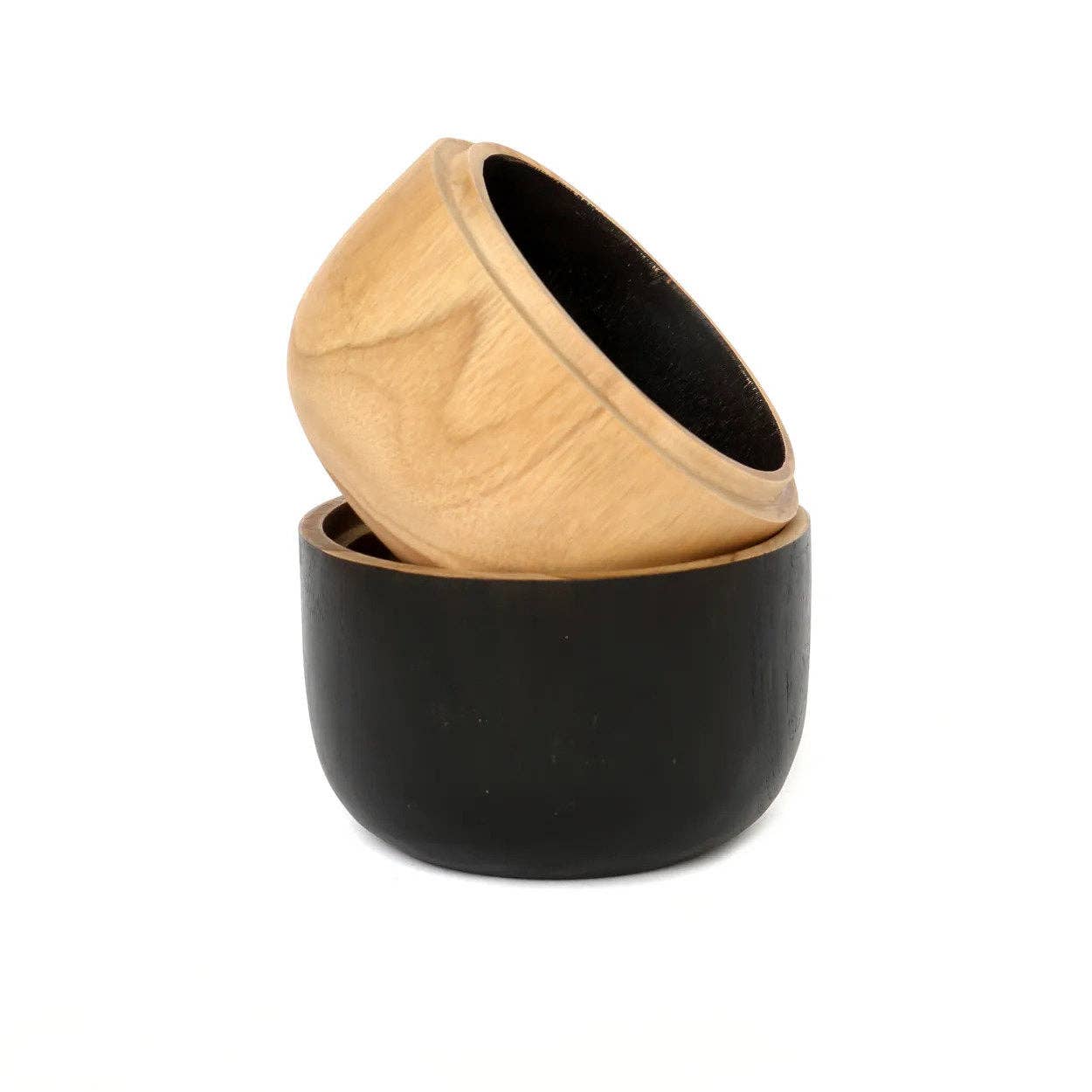 Bazar Bizar Living - Vendita all'ingrosso Ciotole/Piatti decorativi - Ciotola doppia in legno di teak Bondi4