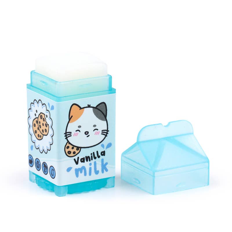 Puckator EU - Wholesale Lip Balm - Adoramals Lip Balm in a Milk Carton Shaped Holder3