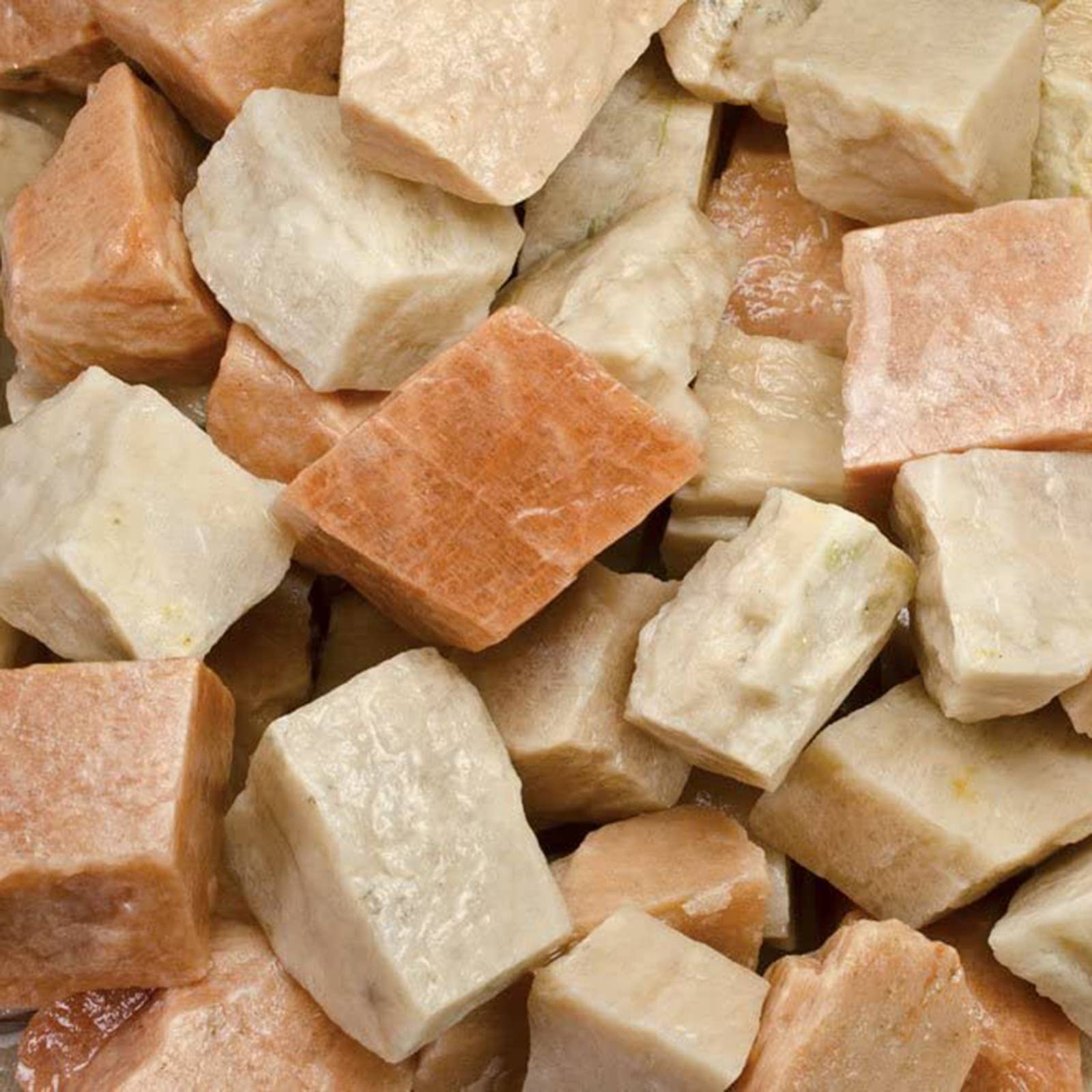 Fantasia Mining - Wholesale Spiritual Stone/Crystal - Rough Peach Moonstone - India - Raw Natural Stones (1 lb)3