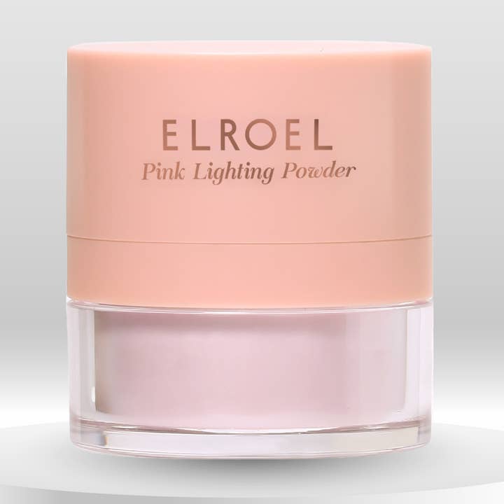 Polvere libera illuminante rosa - effetto luminoso per la vendita all'ingrosso da parte di Elroel Korean Cosmetics