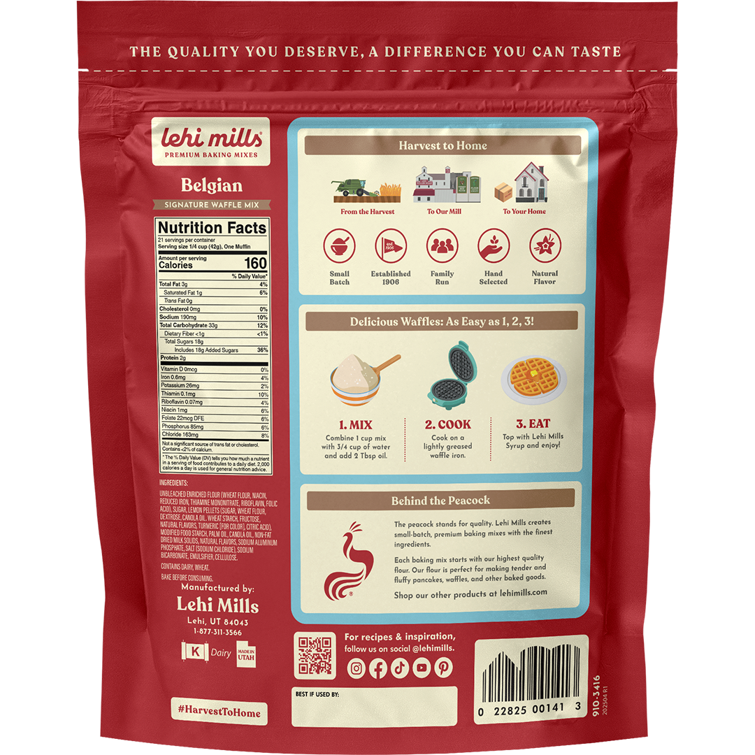 Lehi Mills - Wholesale Pannenkoekenmix - Belgische wafelmix4