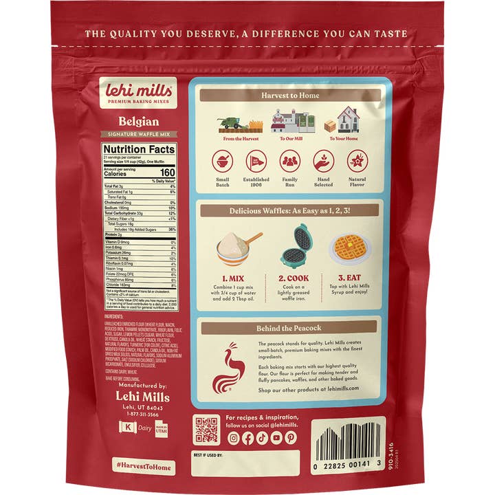 Lehi Mills - Wholesale Pannenkoekenmix - Belgische wafelmix4