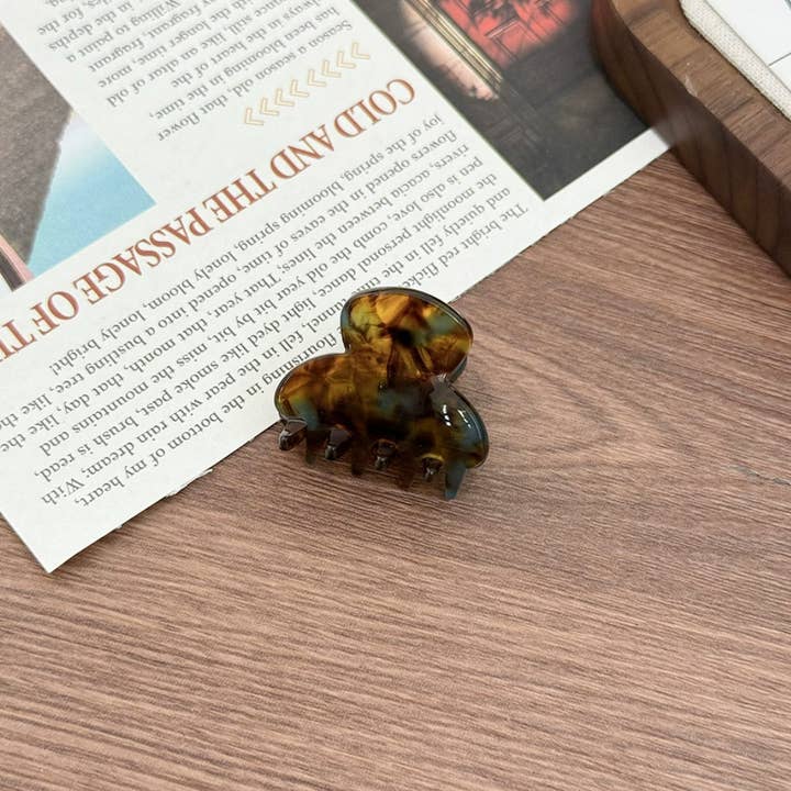LoveLina - Wholesale Hair Clip - Women's - Mini Marble Tortoise Claw Clips (DANJI)2