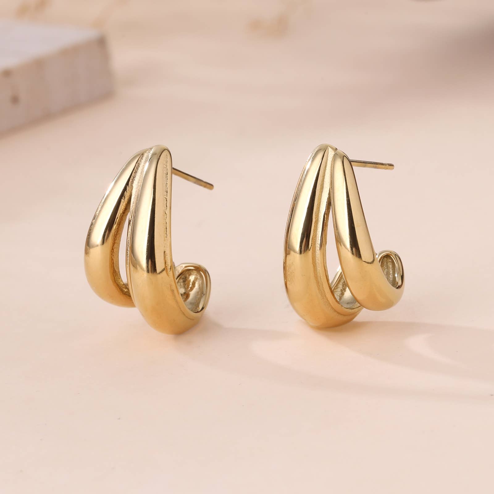 oro Orecchini a cerchio - Rebecca in vendita all'ingrosso su Faire0