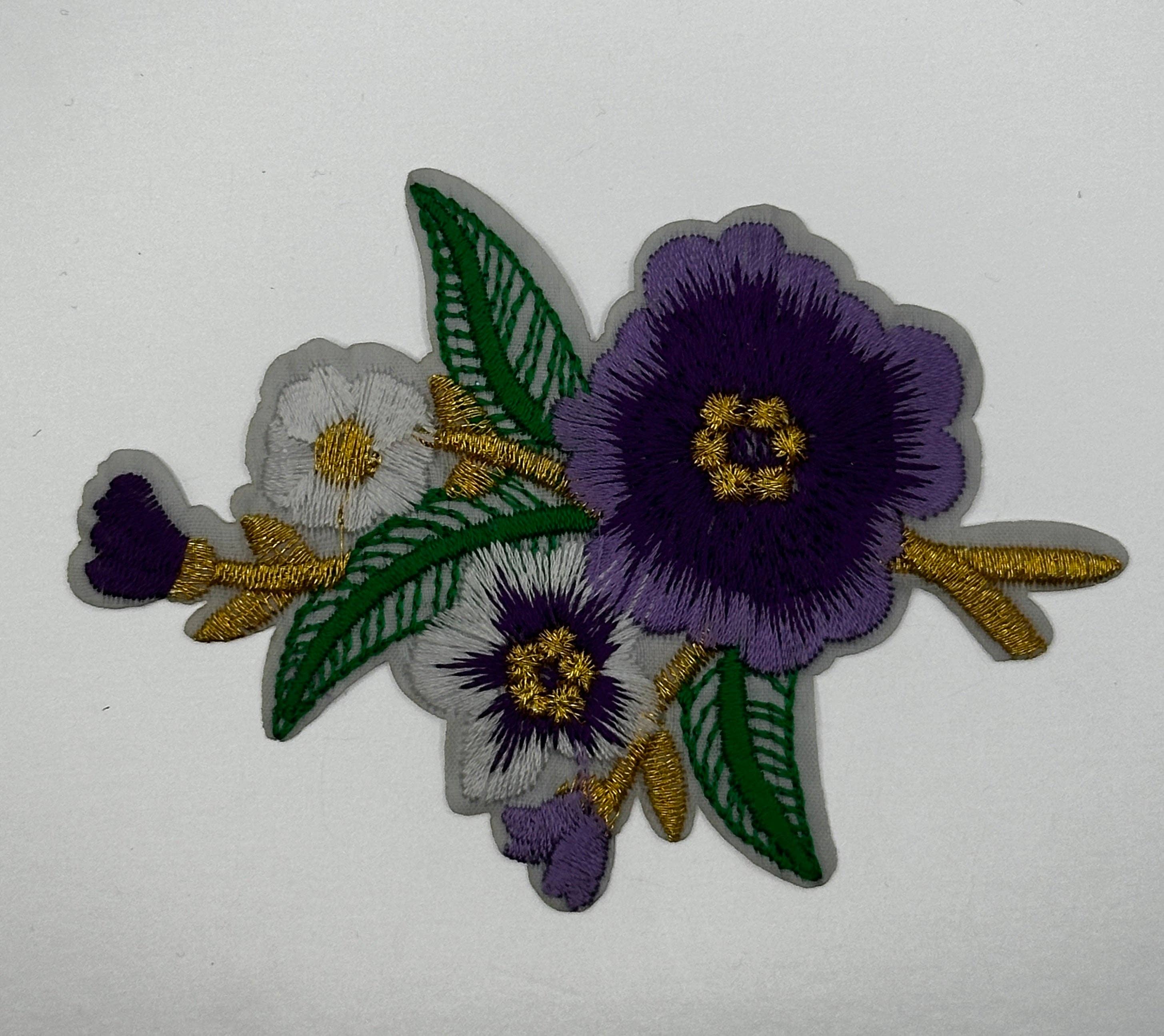 Texas Transfers - Wholesale Patch - Floral Jasmine Iron On Patches4