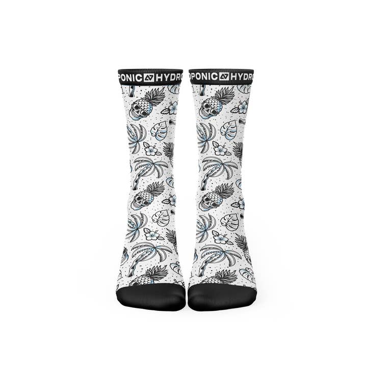 Hydroponic - Wholesale Socks - Unisex - SK Flagship 14-Tropical White1