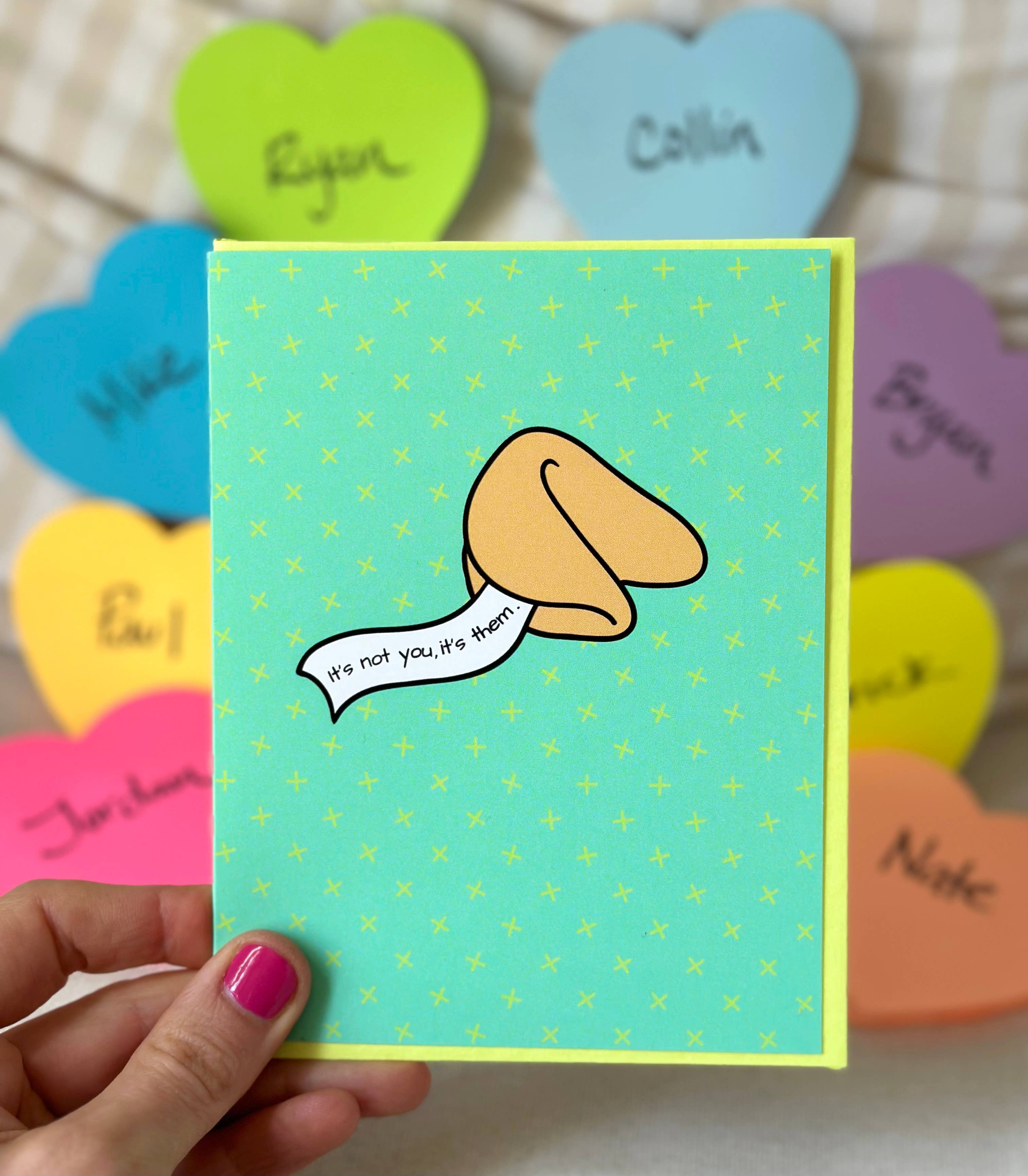 Hero Of The Story - Wholesale Sympathy Card - GOOD FORTUNE - breakup greeting card divorce card cookie 2