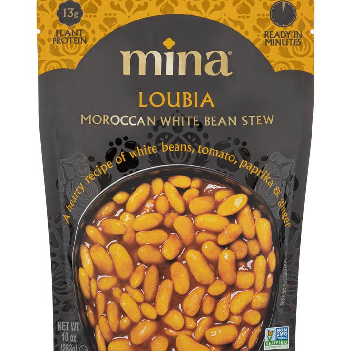 Mina - Wholesale Beans - 10 oz Loubia Moroccan White Beans0