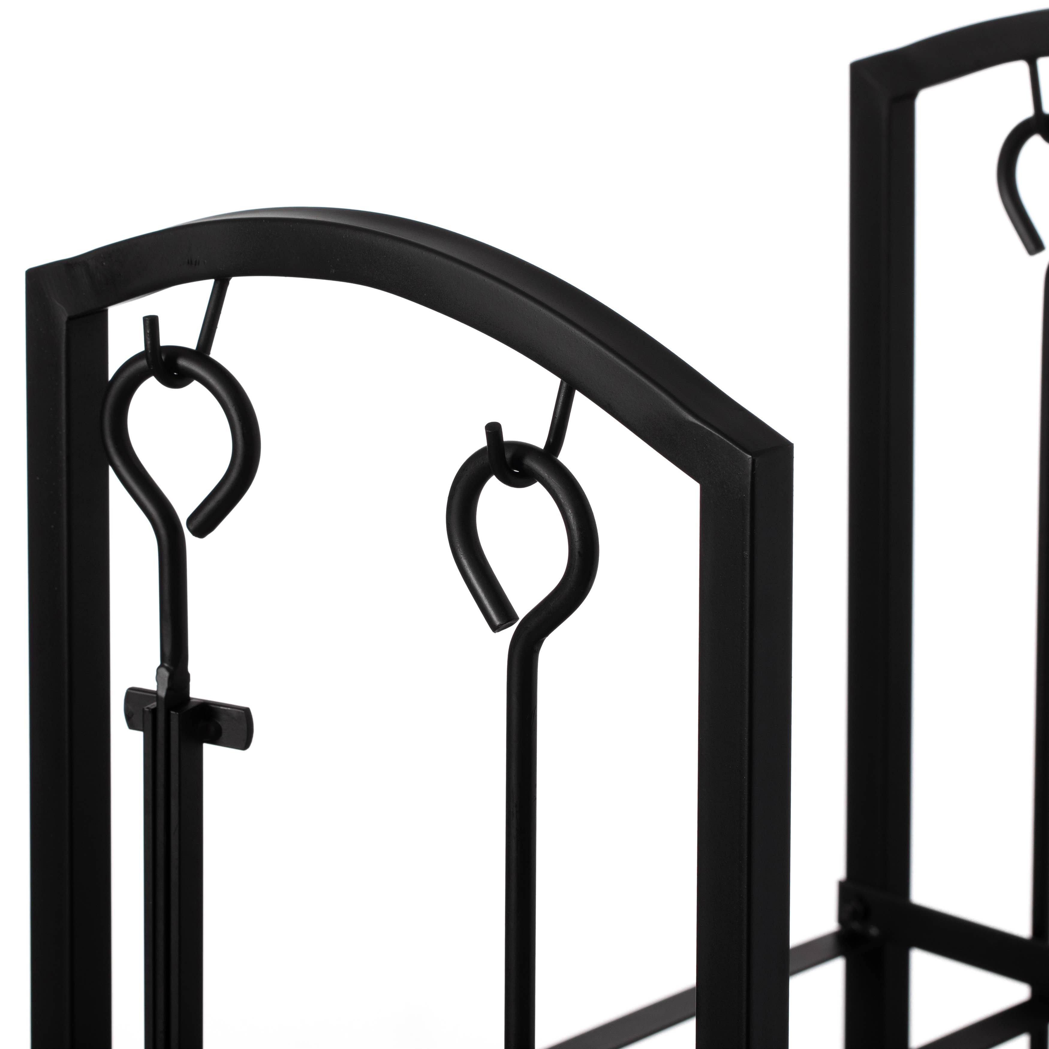 Quickway Imports - Wholesale Fire Pit - Indoor & Outdoor Patio Firewood Log Cart and Fireplace Tools6