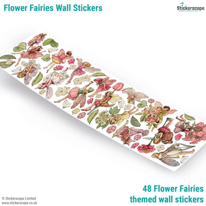 Stickerscape – wholesale Wall decor – Kids & Baby – Flower Fairies Wall Stickers4
