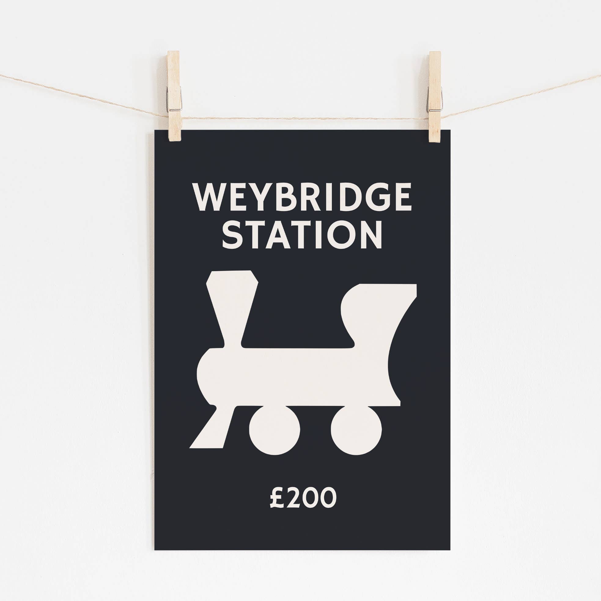 Timmy Loves – wholesale Art print – Customised Railway Station A3 Art Print3