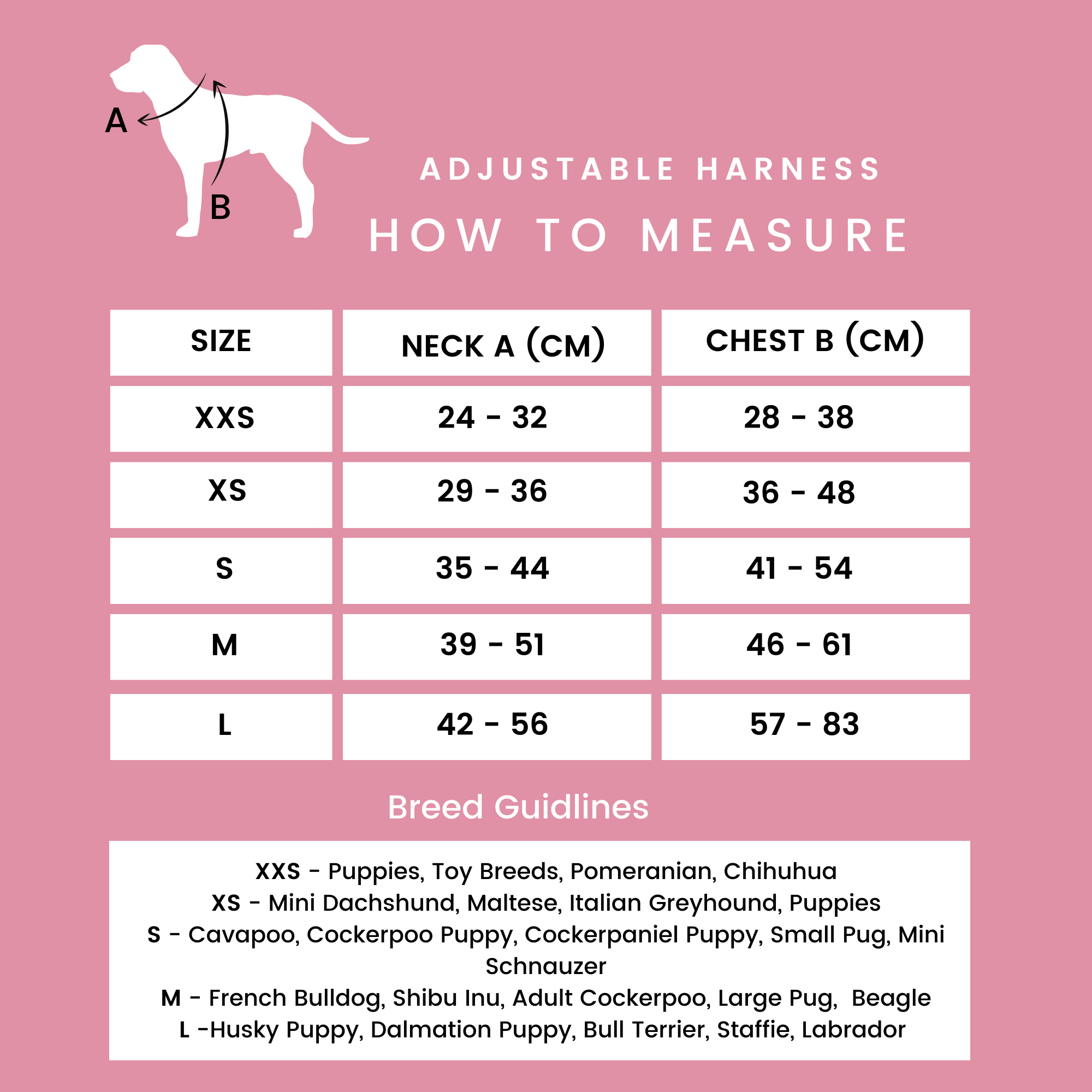 WOOF INC - Wholesale Pet Harness - Dog - Dusty Pink Adjustable Dog Harness6