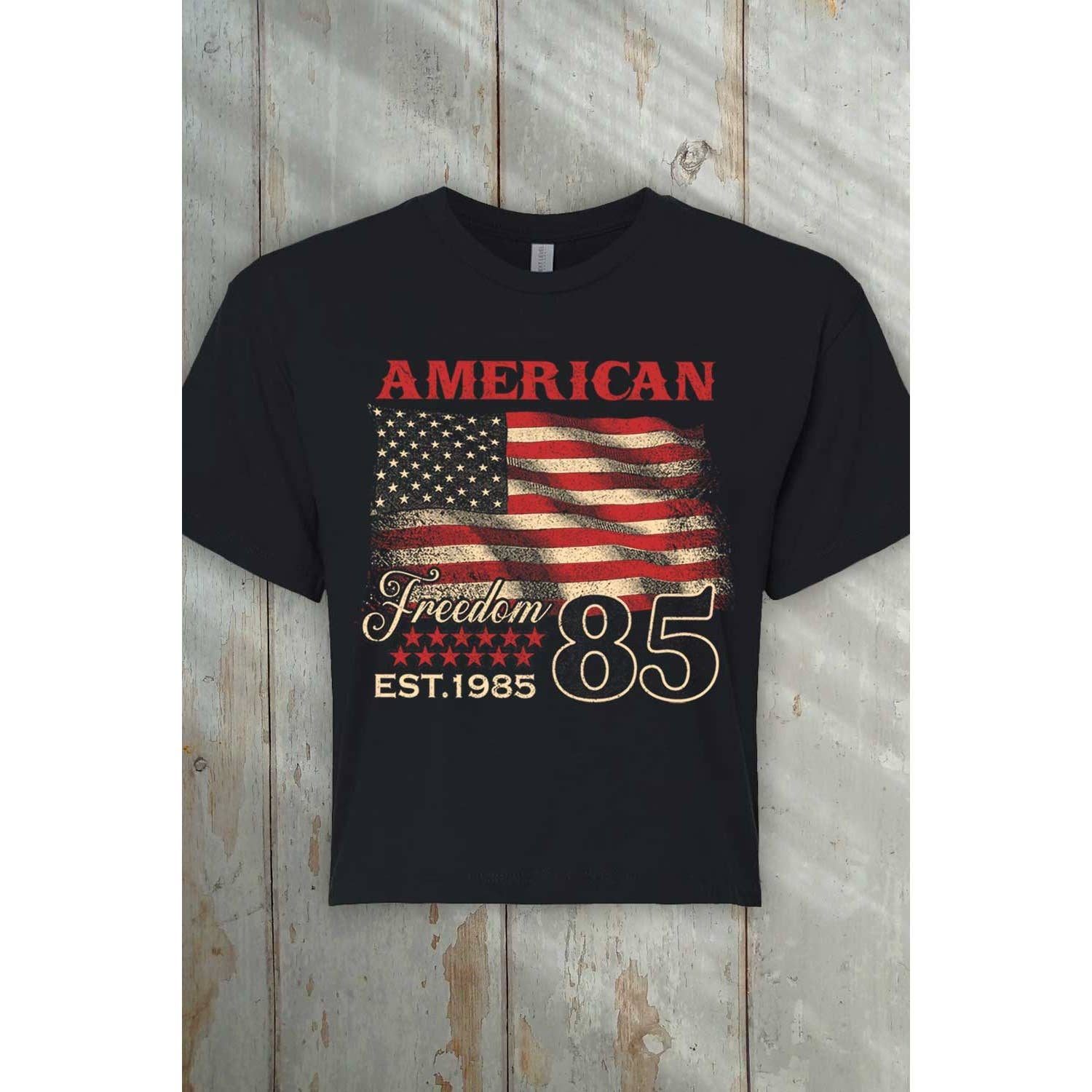 Art by Forgrand - Wholesale T-Shirt - Women's - AMERICAN FREEDOM 85 CROP TOP5