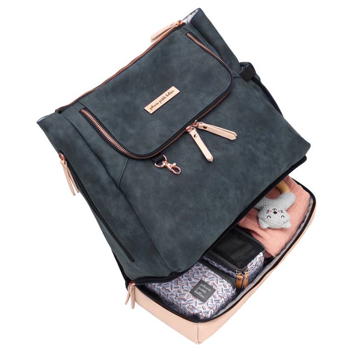 Petunia - Wholesale Diaper Bag - Baby - Petunia Pickle Bottom Pivot Backpack Diaper Bag in Indigo5