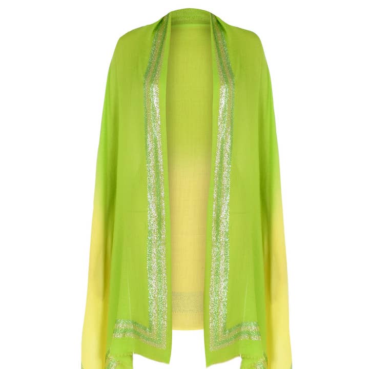 Cashmere party/travel wrap for wholesale by Alison van der Lande