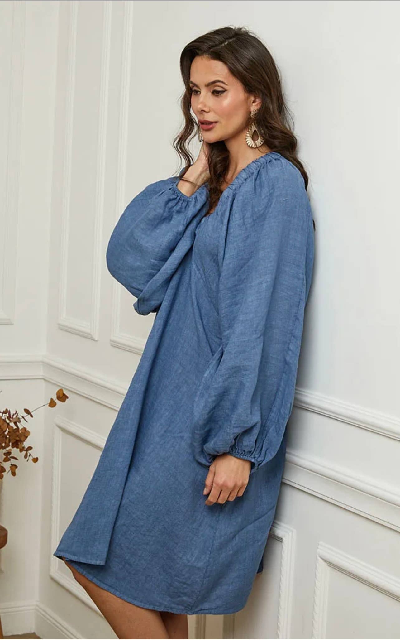 LÉA & LUC - Wholesale Dress - Women's - 100% linen dress REF. 7213616