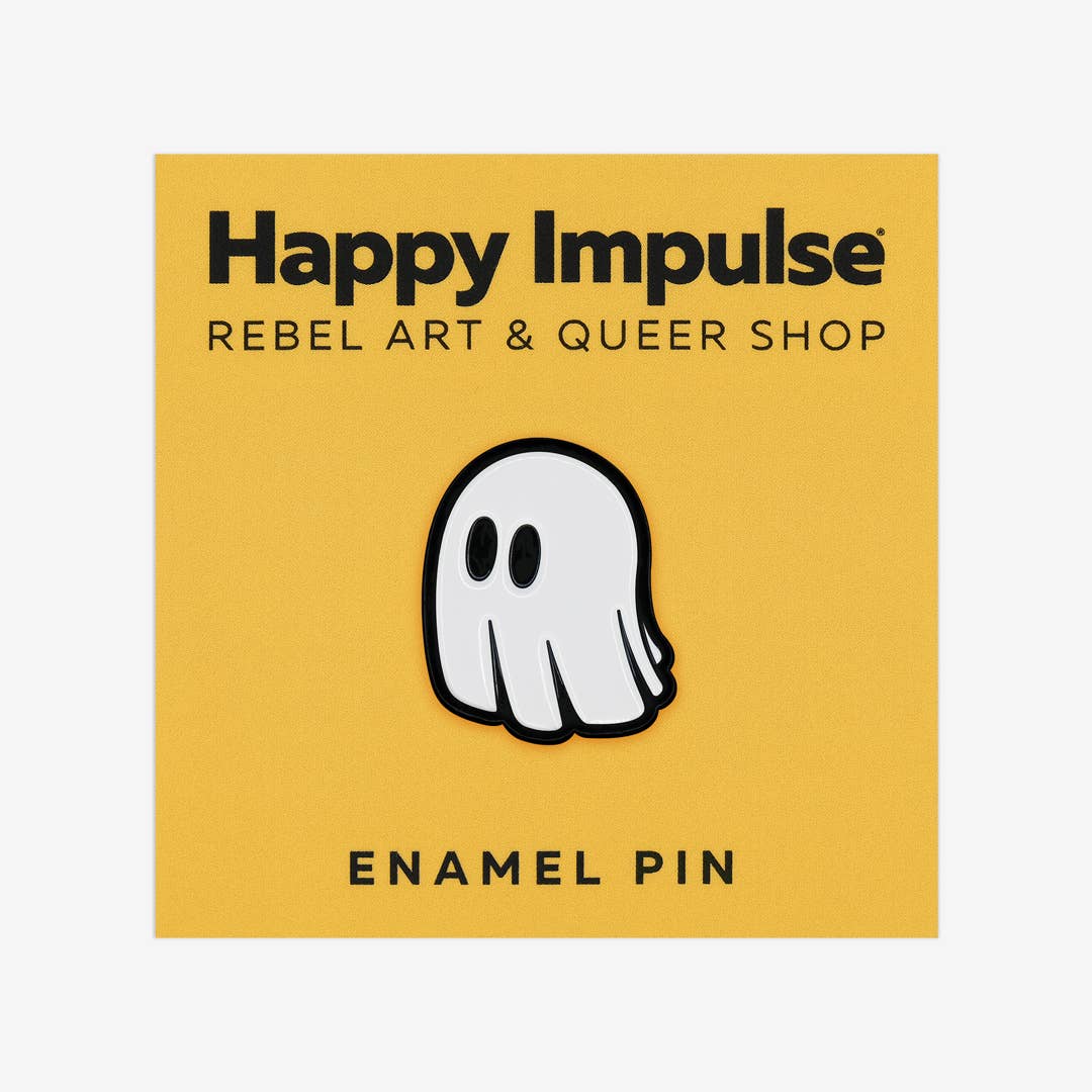 Happy Impulse - Wholesale Lapel Pin/Button - Ghost - Enamel Pin
