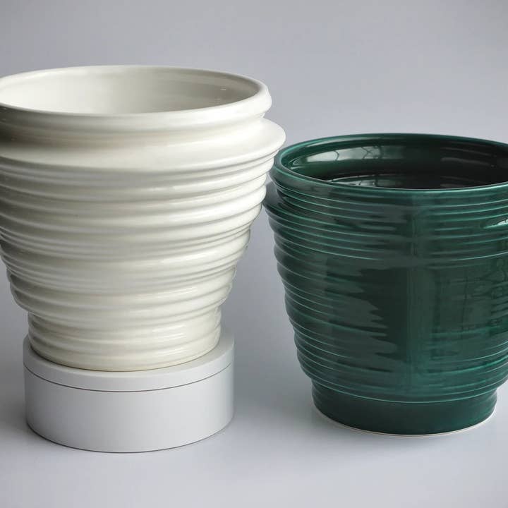 TRR Designs - Wholesale Plant Pot - Handmade Pottery Ceramic Arkansas Planter Utensil Holder8