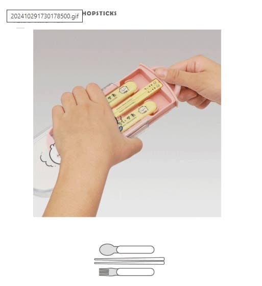 K-Wonderland - Vente Sets de couverts - Totoro, Ensemble de Couverts Trio Chiikawa Slide-Déjeuner, Pique-nique7