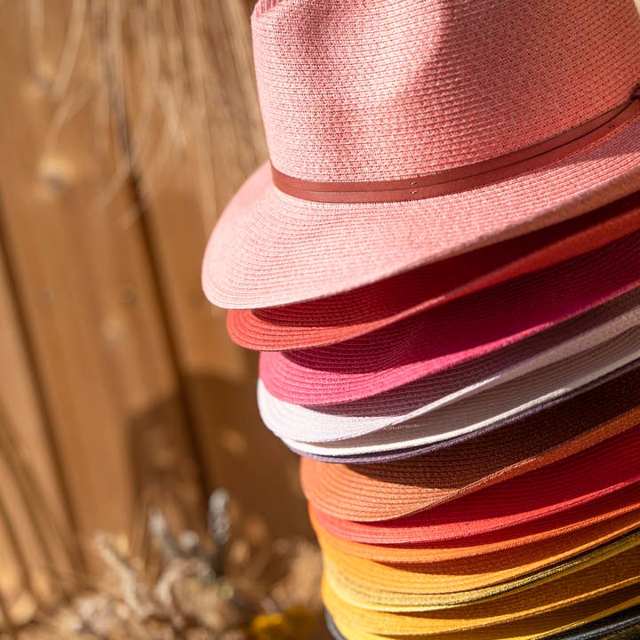 PAPER HAT leather link for wholesale by TRAVAUX EN COURS...