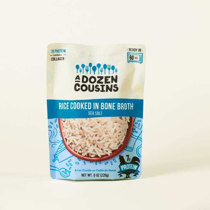 A Dozen Cousins - Wholesale Rice - 8 oz Sea Salt Bone Broth Rice