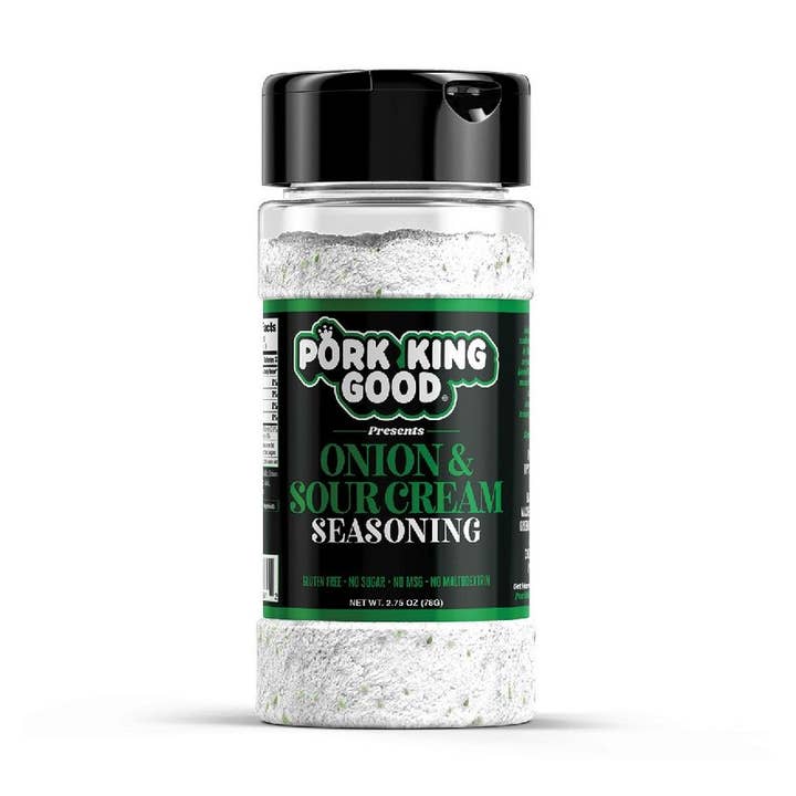 Onion & Sour Cream Seasoning Shaker 2.75oz for wholesale by Pork King Good