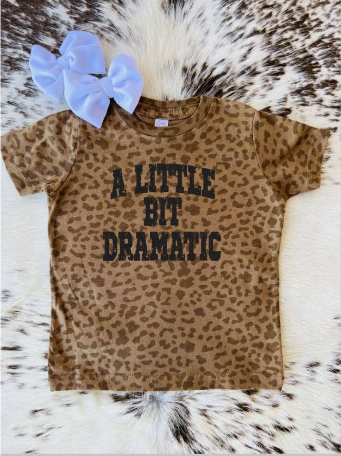 Buckin Baby Wholesale - Wholesale Screen Printed T-Shirt - Kids - A little bit dramatic