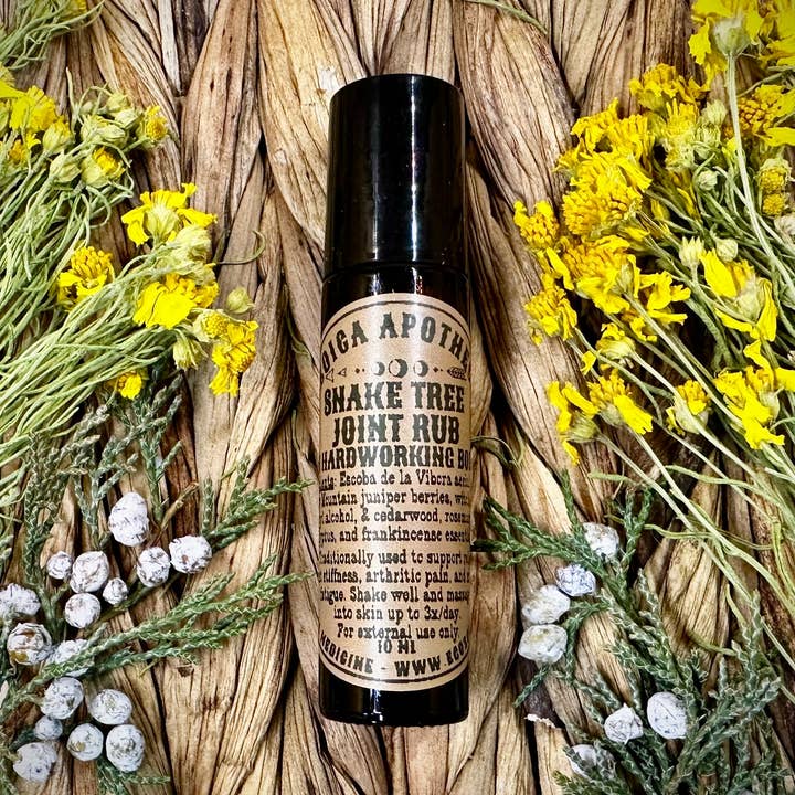 SnakeTree Herbal Joint Support Roll On Liniment for wholesale by Ecozoica Apothecary