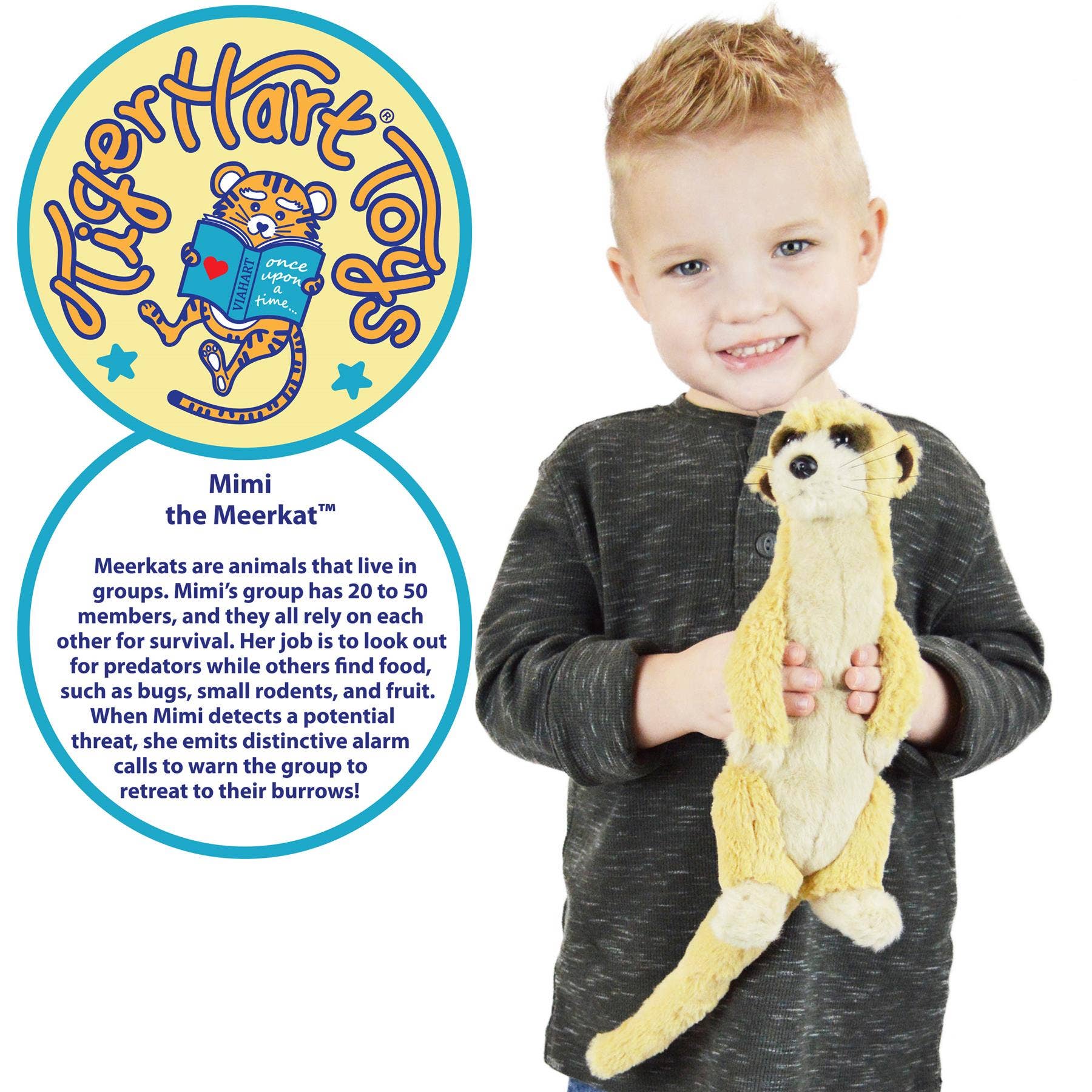 VIAHART Toy Co. - Wholesale Stuffed/Plush Toy - Kids & Baby - Mimi The Meerkat | 11 Inch Stuffed Animal Plush1