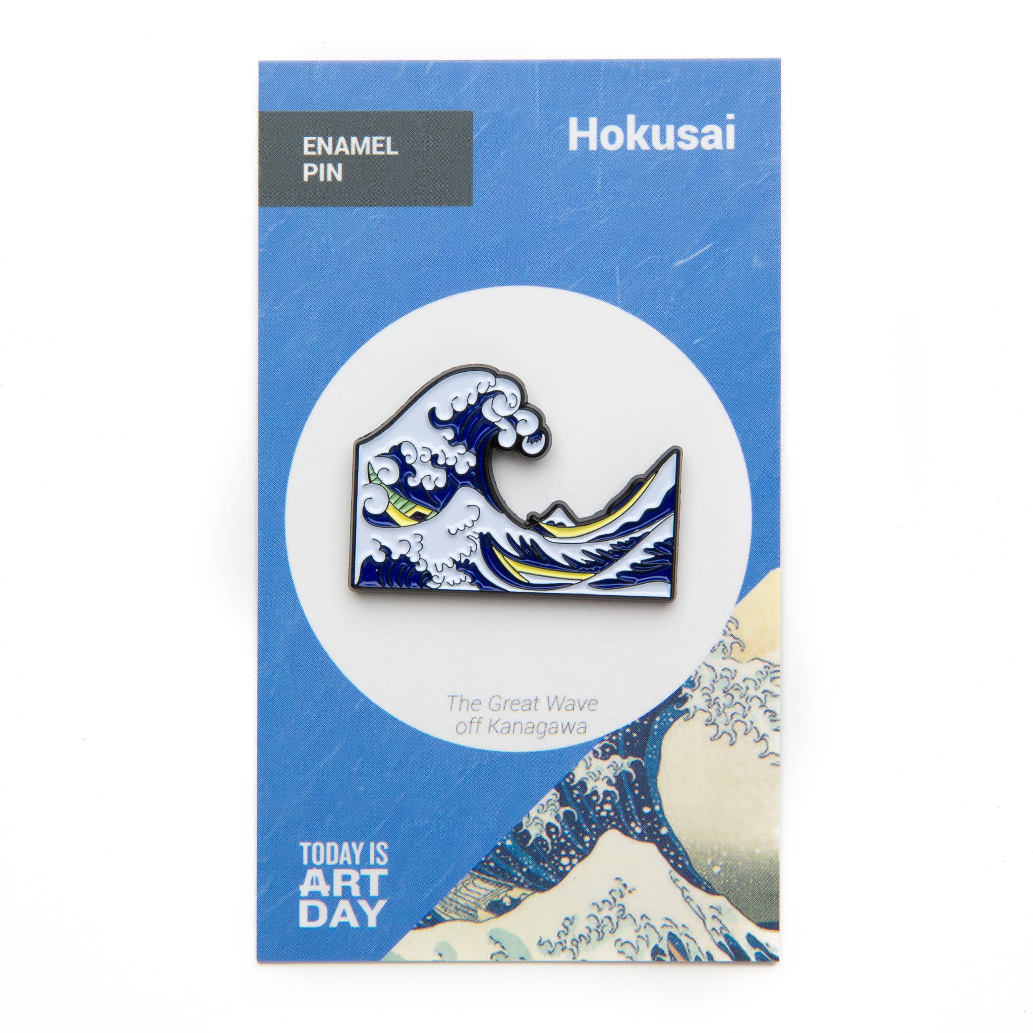 Today is Art Day - Vente Épinglettes/boutons - Épinglette - Great Wave - Hokusai1