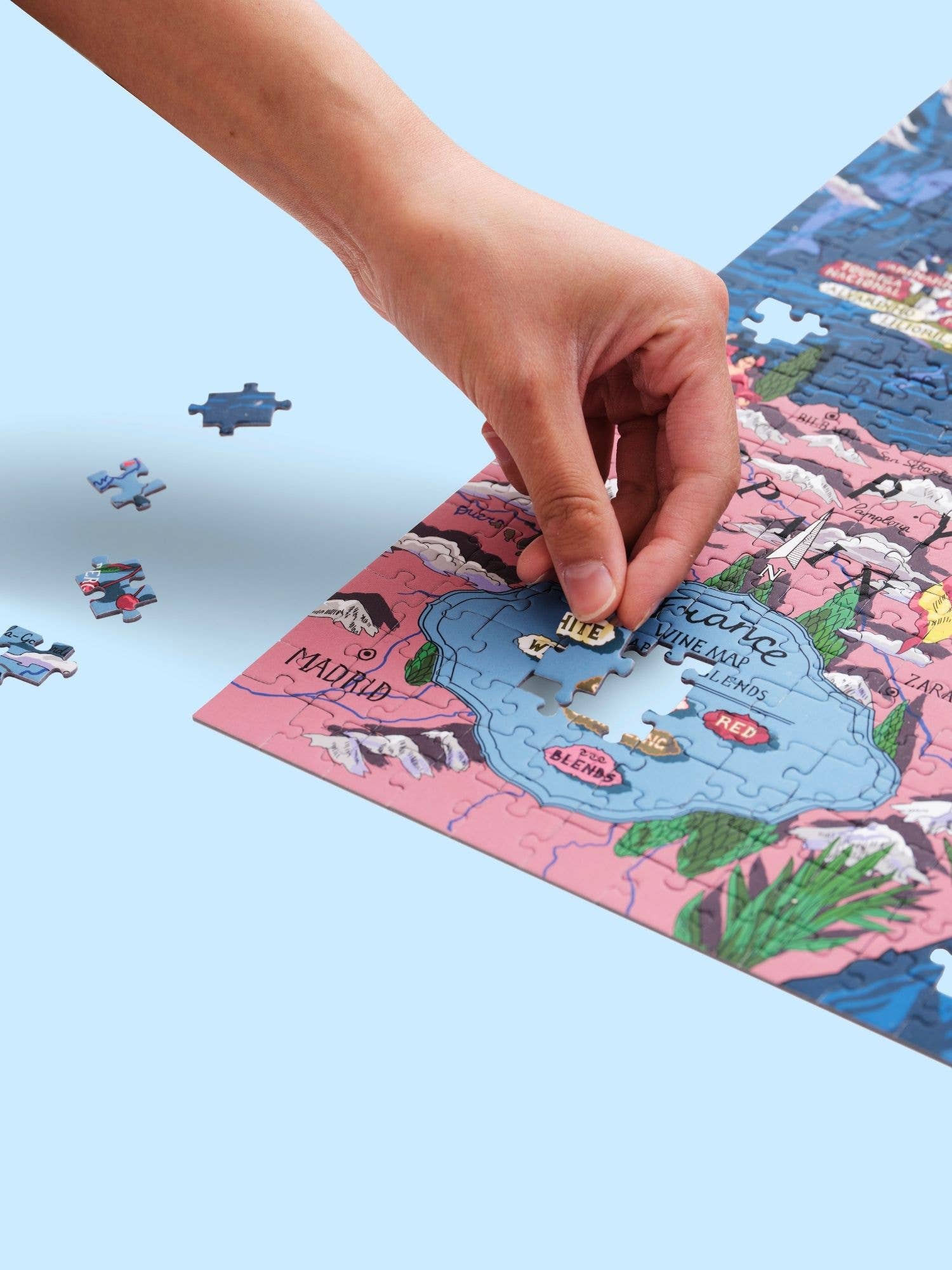 Water & Wines - Vendita all'ingrosso Puzzle - Adulti - Wine Puzzle - Francia3