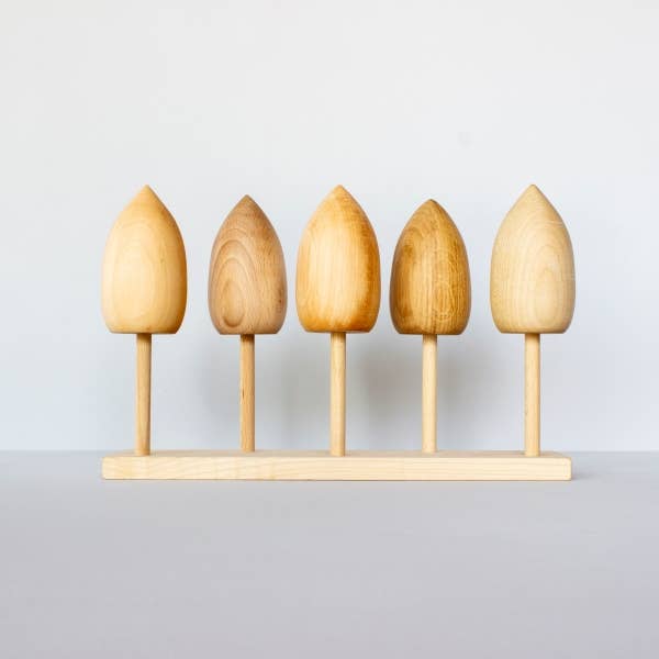 stacking toys - tree species for wholesale by Wooden Story Sp. z o.o.