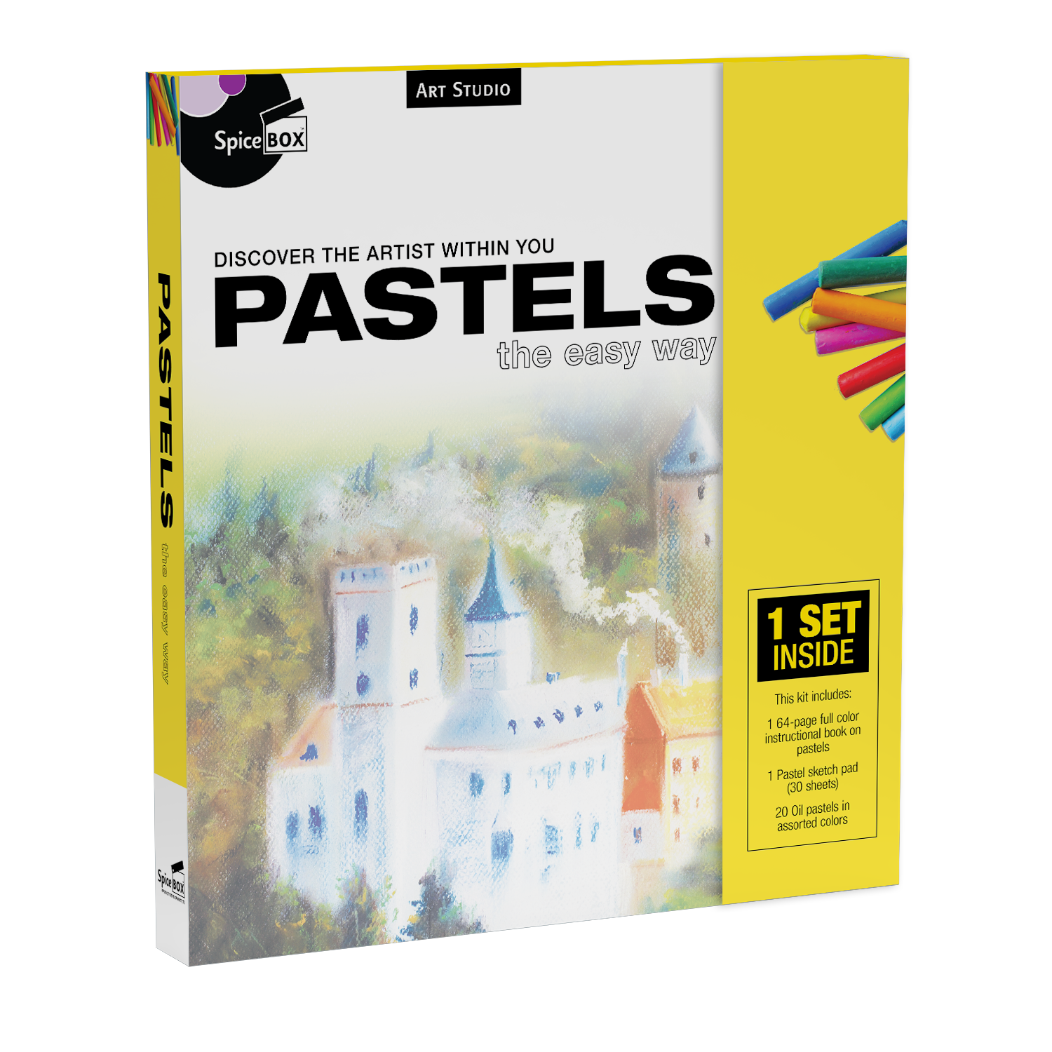SpiceBox Product Development LTD – wholesale Paint set – Art Studio Pastels0
