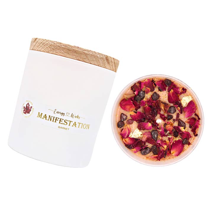 MANIFESTATION KRISTALL KERZE für den Großhandel von Energy Wicks