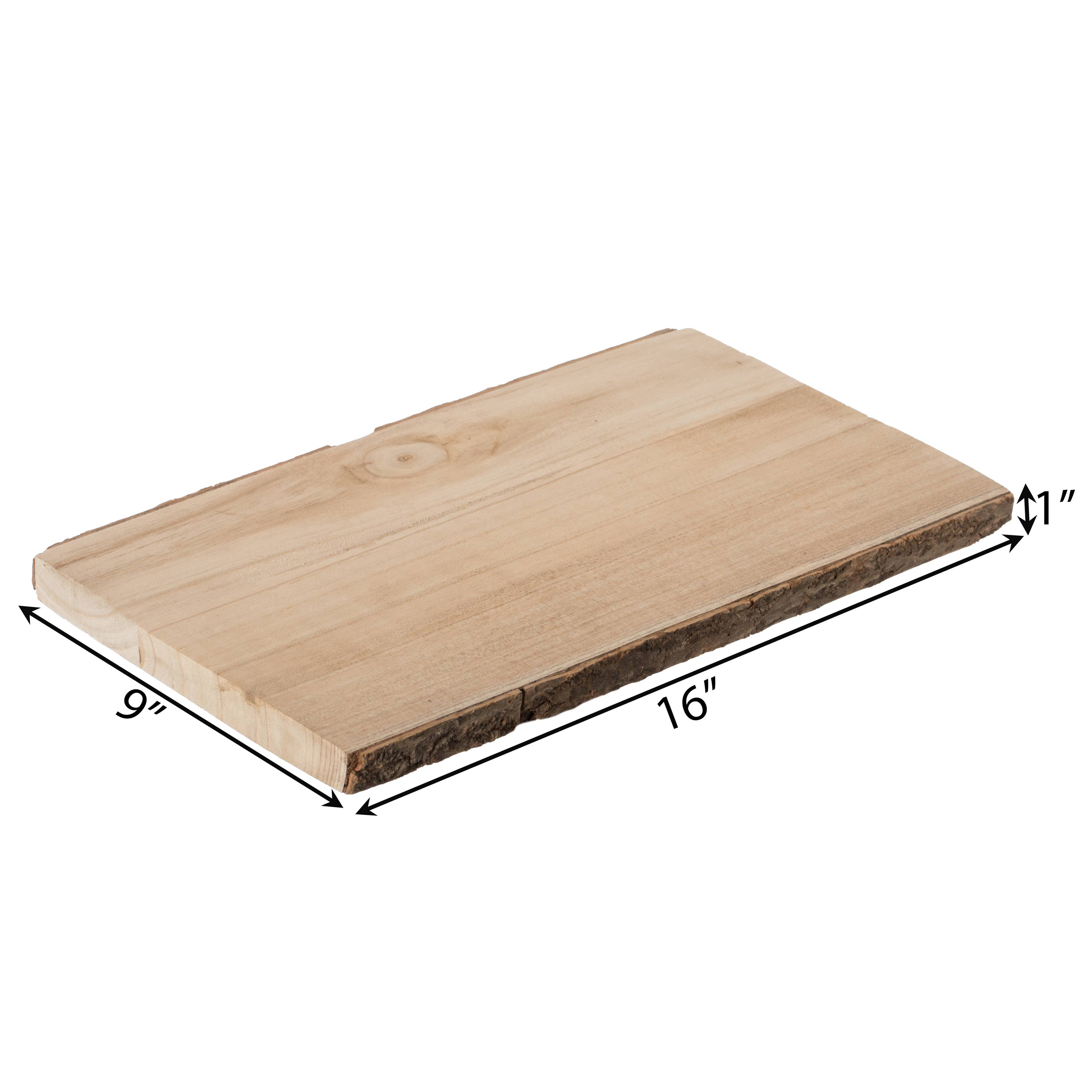 Quickway Imports - Wholesale Serving Tray - Rustic Natural Tree Log Wooden Rectangular Serving Tray5