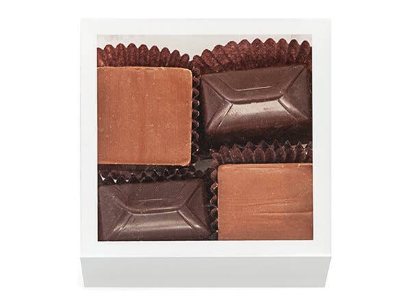 Nashville Wraps - Wholesale Chocolate Box - Clear Candy & Truffle Boxes0