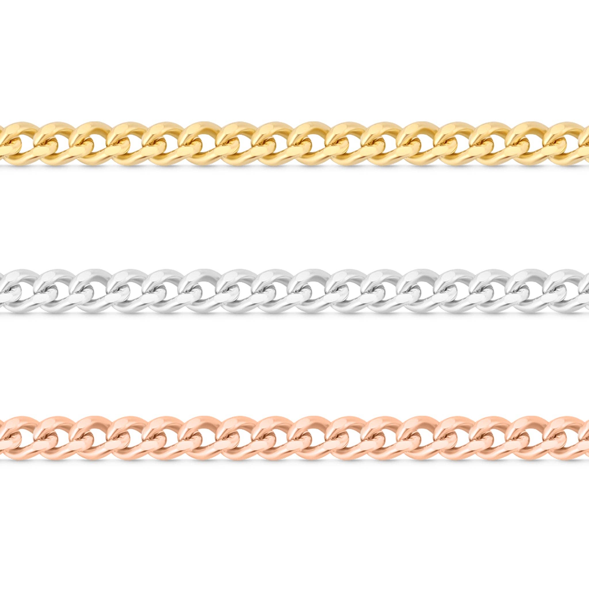 WJW - Wholesale Craft Supplies - 14K Solid Gold 1.2mm Diamond Cut Curb Chain - By The Inch2
